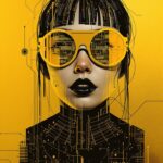 Creative digital artwork representing a freelance digital marketing expert in Kerala specializing in AI-powered marketing, SEO, social media marketing, and branding.